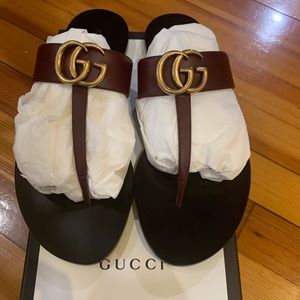 Gucci Lifford Sandal Brown ( Vintage Bordeaux)